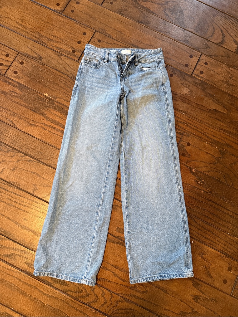 PacSun Light Blue High-Rise Wide Leg Jeans